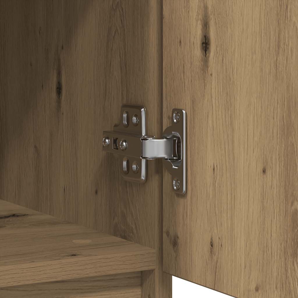 Buffet avec tiroir chêne artisanal 71x35x65 cm bois ingénierie - XIOS