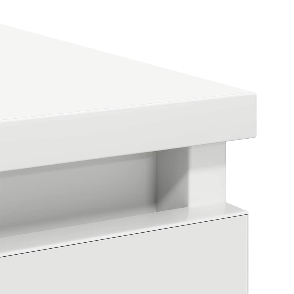 Buffet avec tiroirs blanc 71x35x84 cm bois d'ingénierie - XIOS