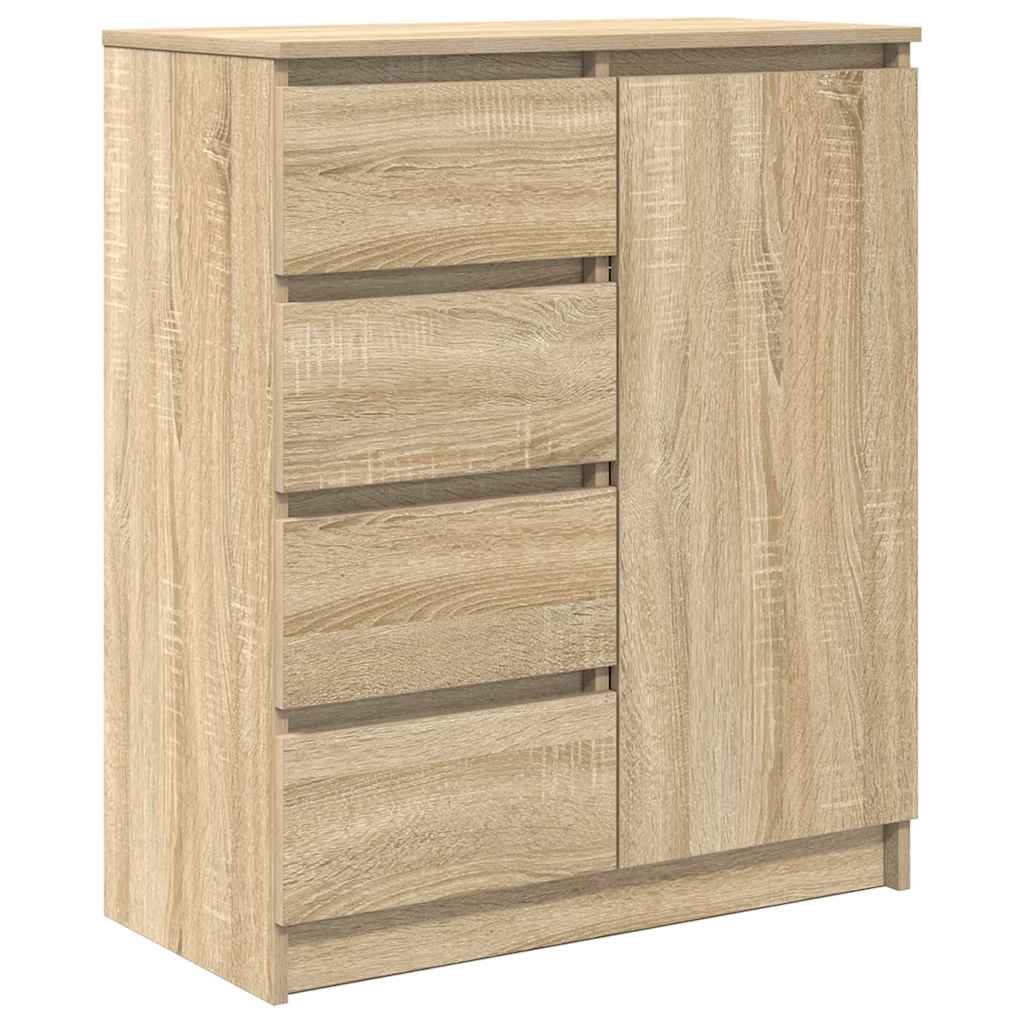 Buffet avec tiroirs chêne sonoma 71x35x84 cm bois d'ingénierie - XIOS