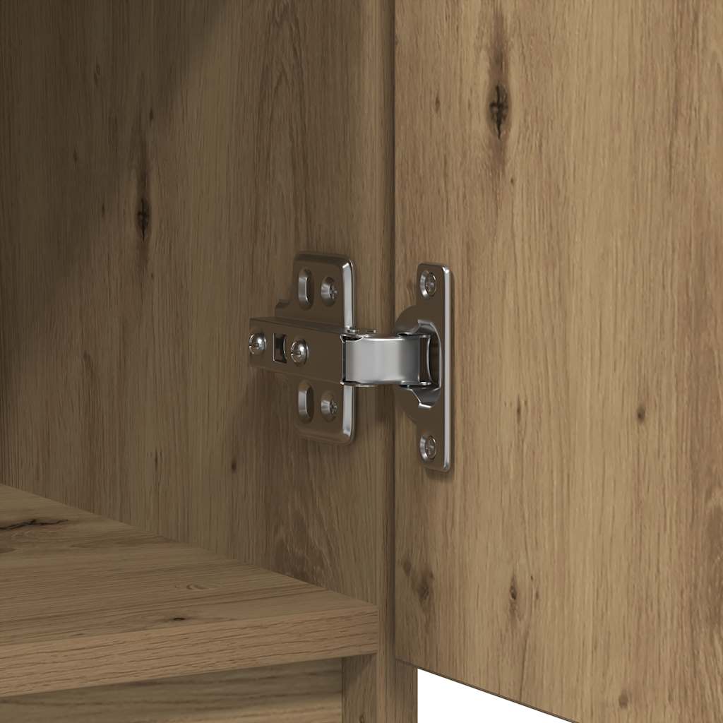 Buffet avec tiroirs chêne artisanal 71x35x84 cm bois ingénierie - XIOS