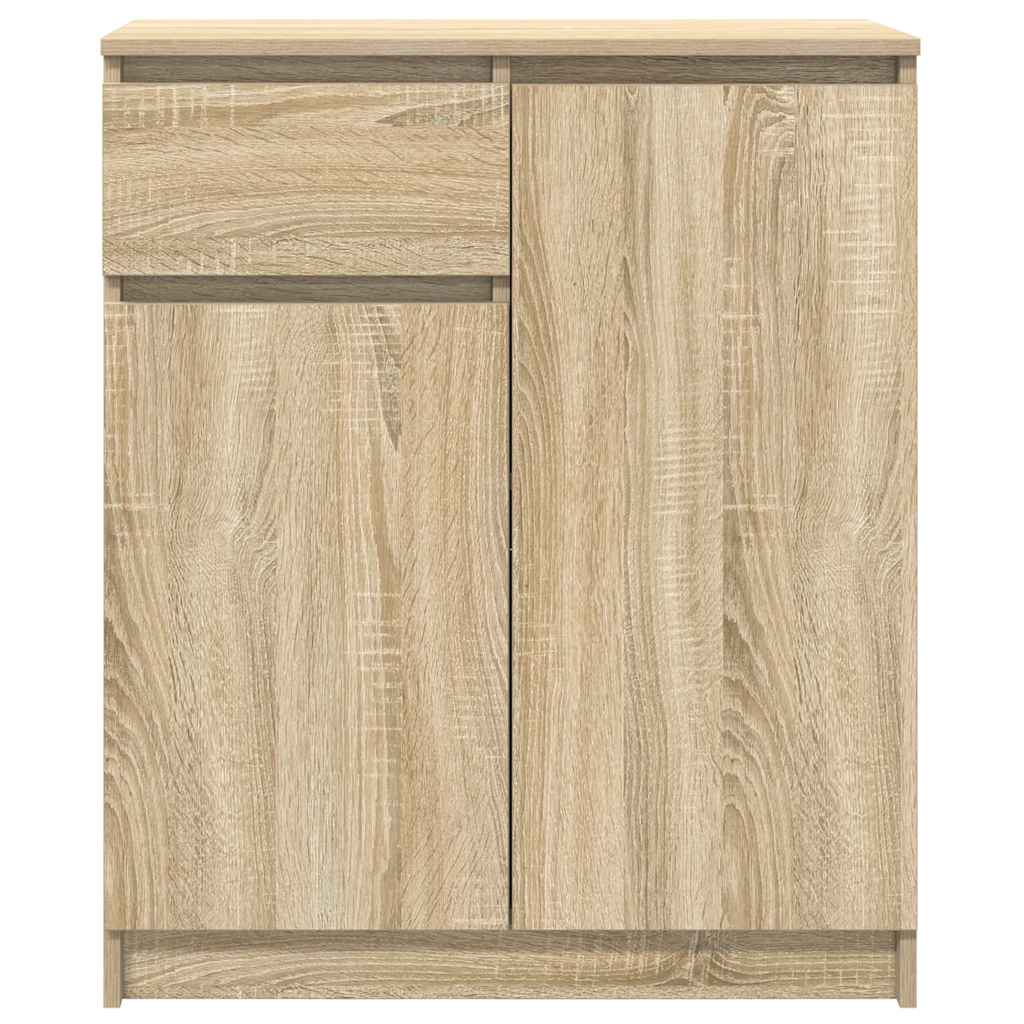 Buffet avec tiroir chêne sonoma 71x35x84 cm bois d'ingénierie - XIOS