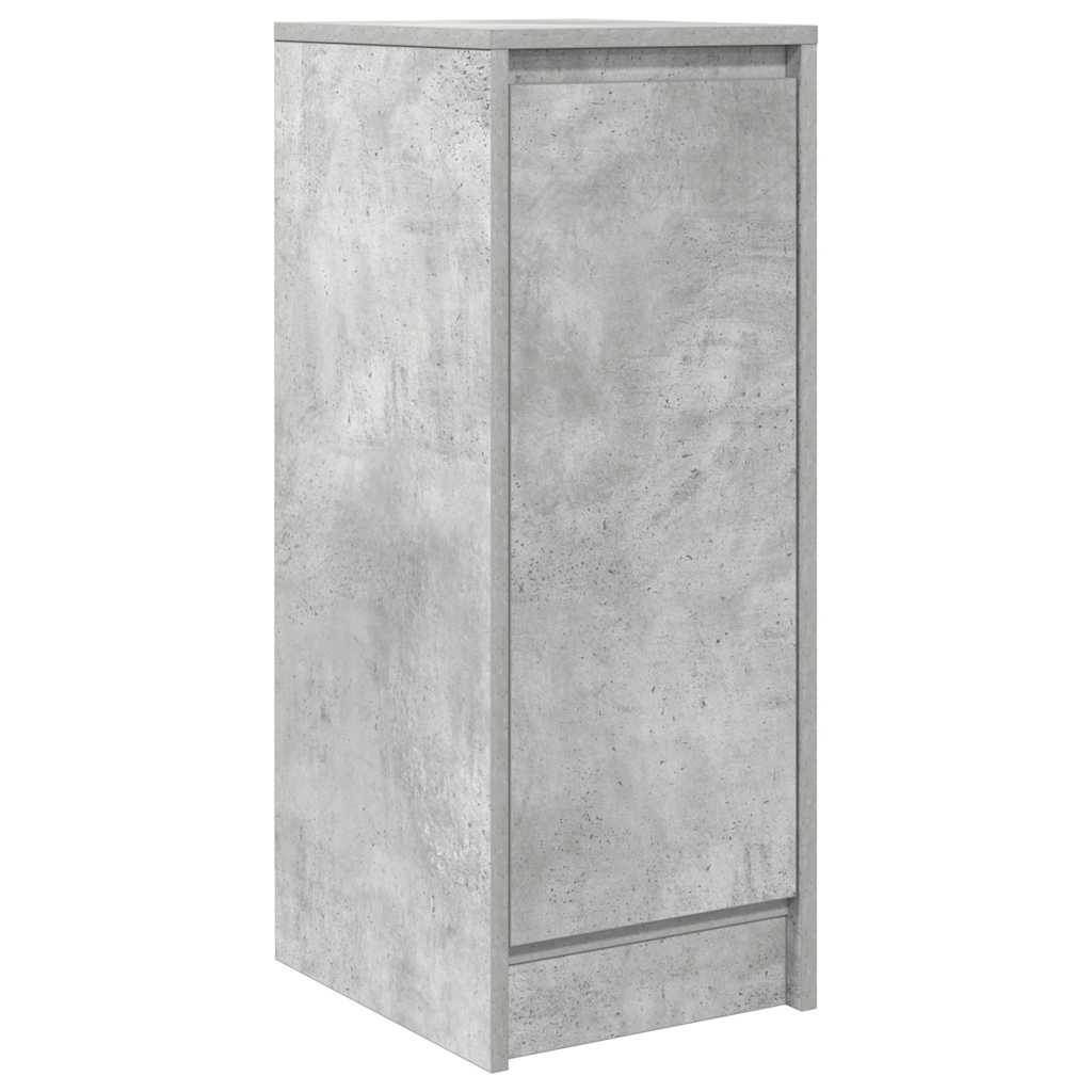 Buffet gris béton 29,5x34x76 cm bois d'ingénierie - XIOS