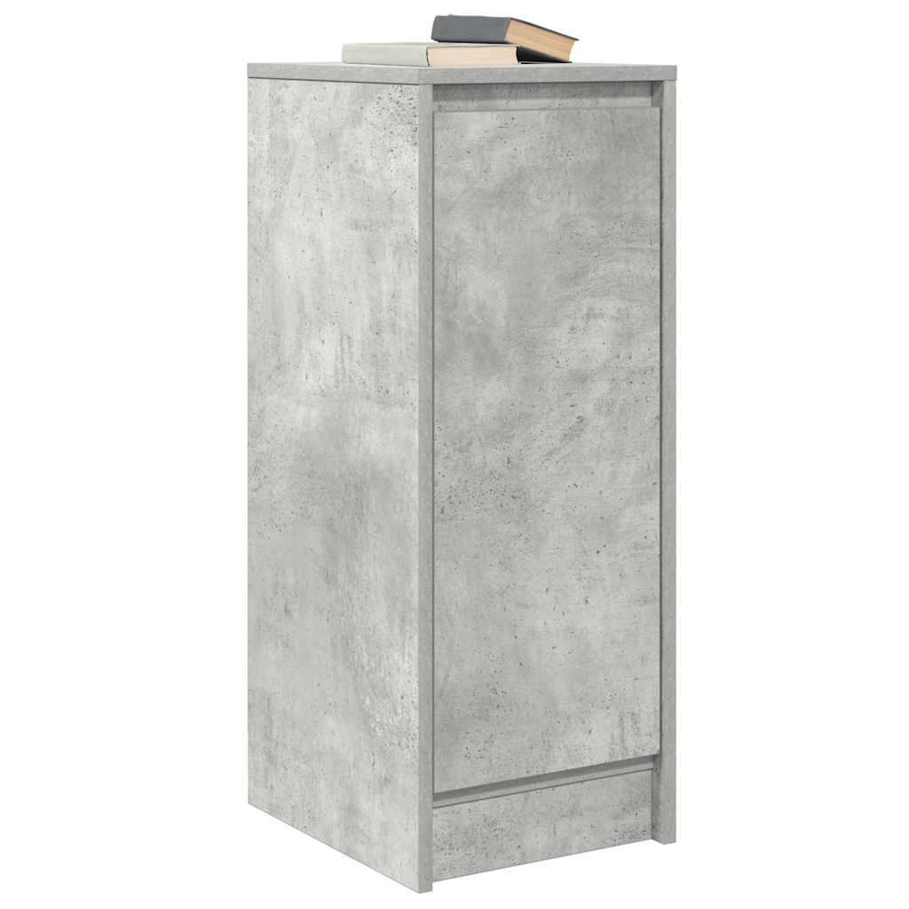 Buffet gris béton 29,5x34x76 cm bois d'ingénierie - XIOS