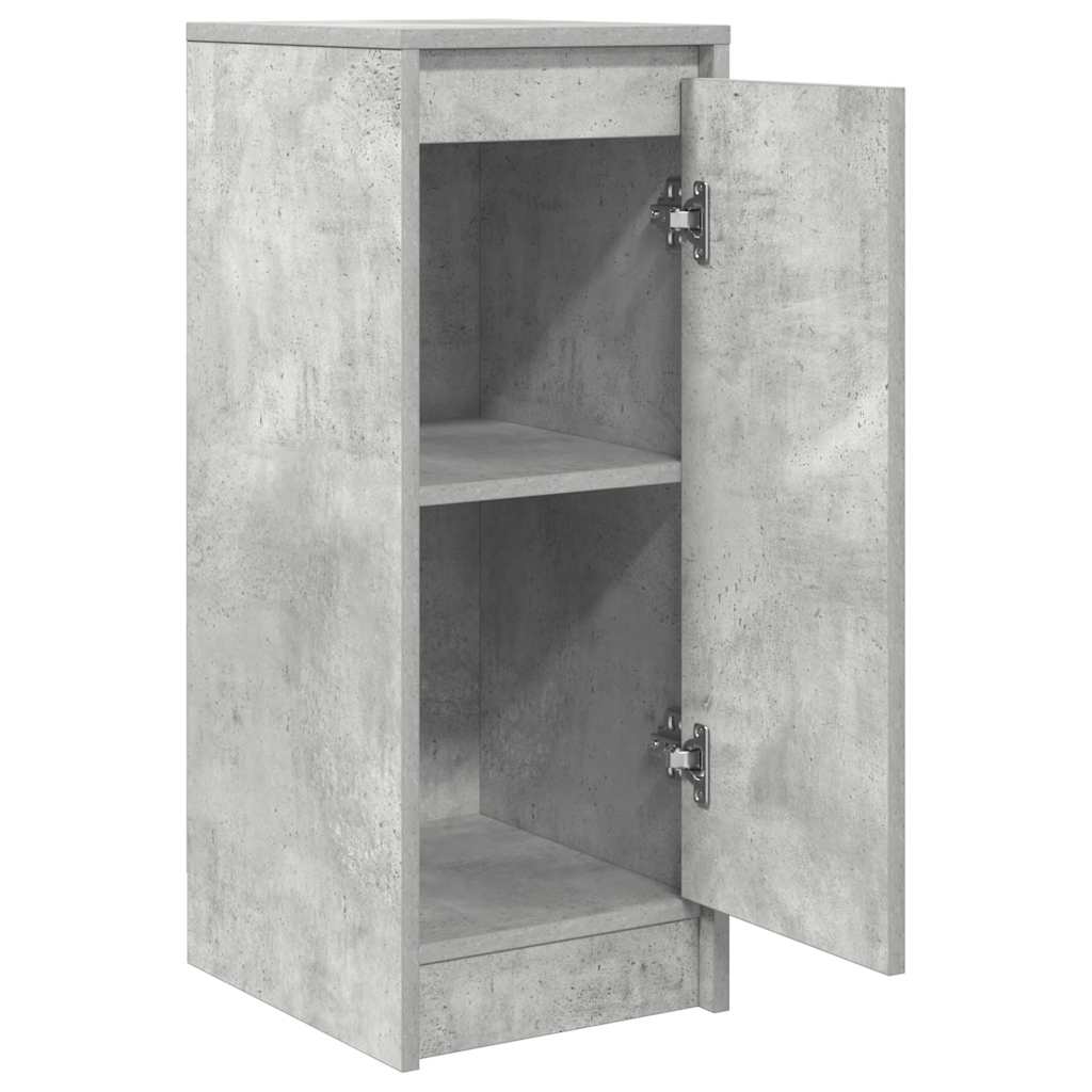 Buffet gris béton 29,5x34x76 cm bois d'ingénierie - XIOS