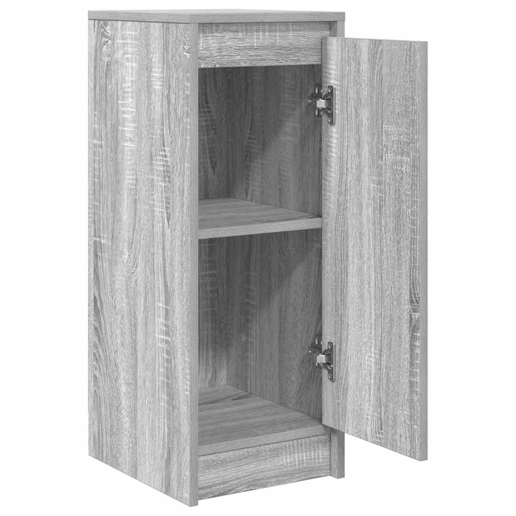 Buffet sonoma gris 29,5x34x76 cm bois d'ingénierie - XIOS