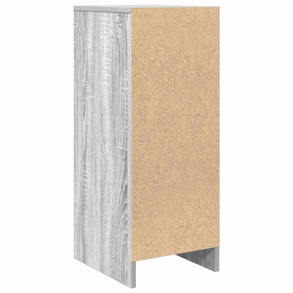 Buffet sonoma gris 29,5x34x76 cm bois d'ingénierie - XIOS