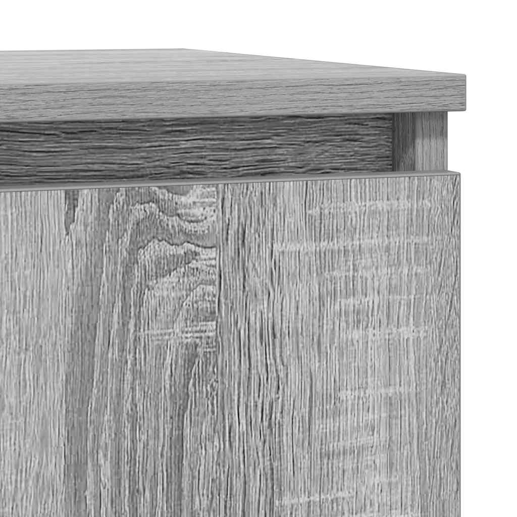 Buffet sonoma gris 29,5x34x76 cm bois d'ingénierie - XIOS