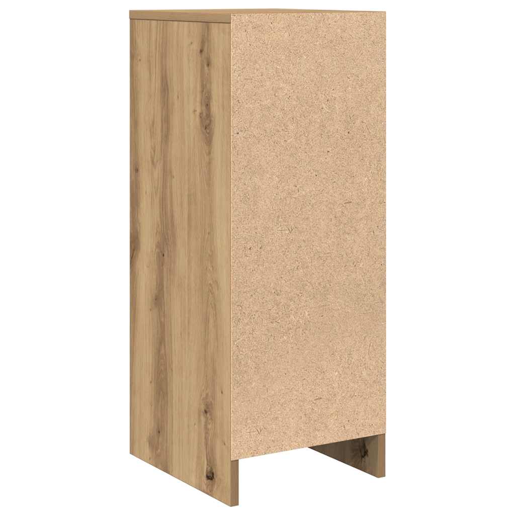 Buffet chêne artisanal 29,5x34x76 cm bois d'ingénierie - XIOS