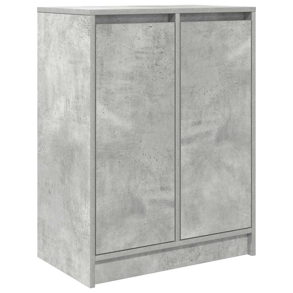 Buffet gris béton 57x34x76 cm bois d'ingénierie - XIOS