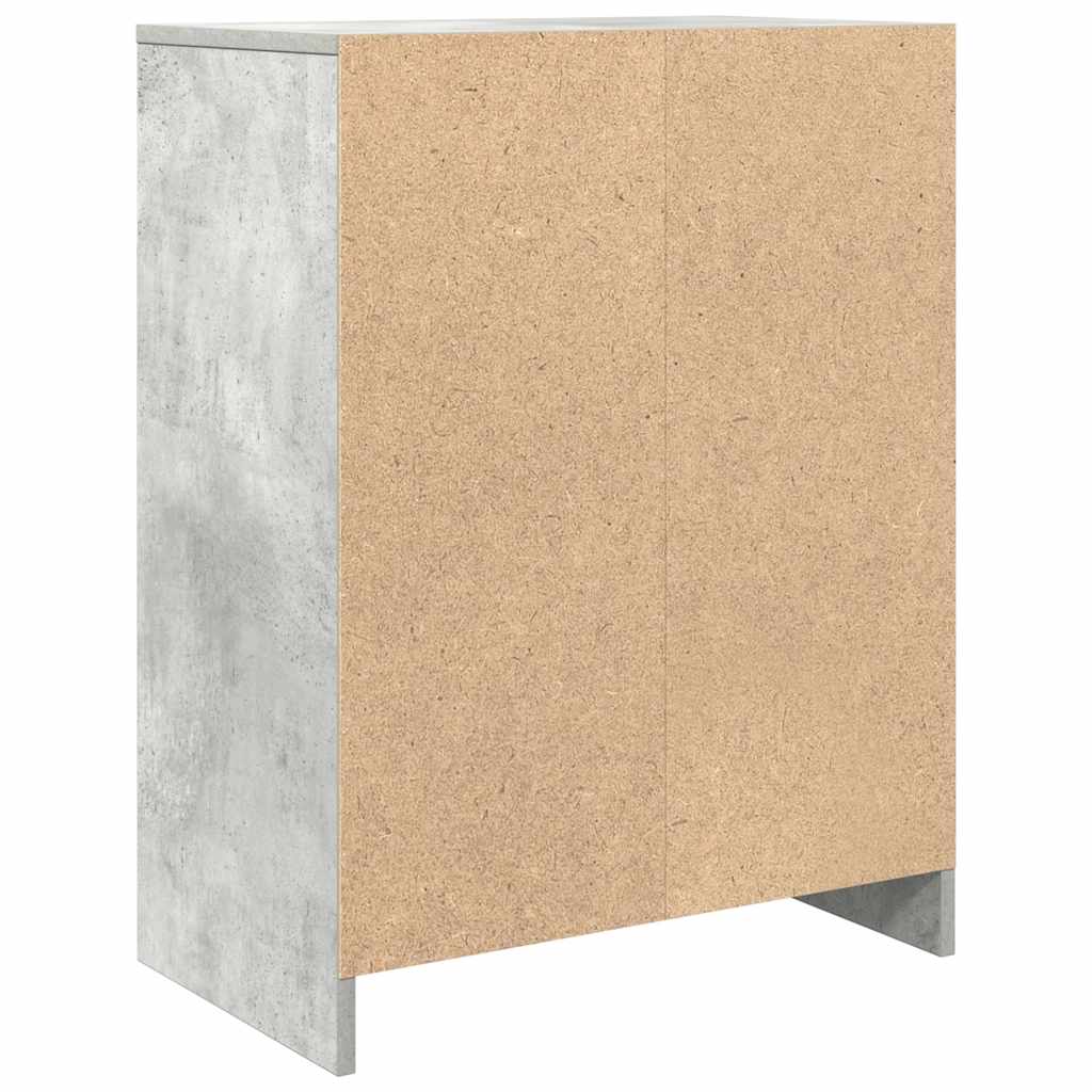 Buffet gris béton 57x34x76 cm bois d'ingénierie - XIOS