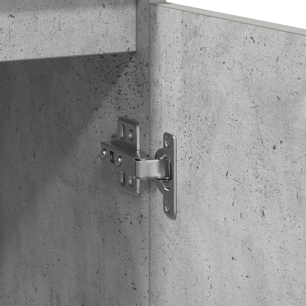 Buffet gris béton 57x34x76 cm bois d'ingénierie - XIOS