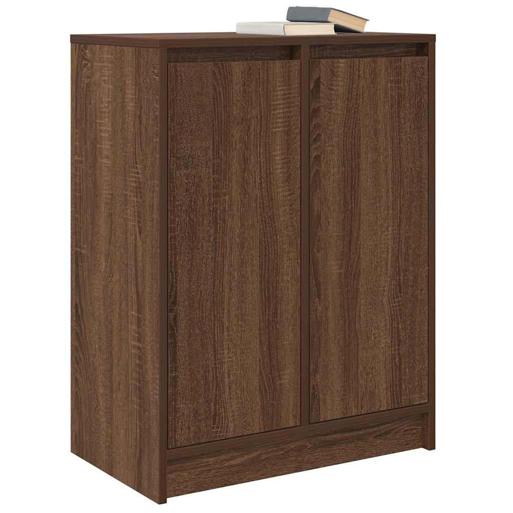 Buffet chêne marron 57x34x76 cm bois d'ingénierie - XIOS