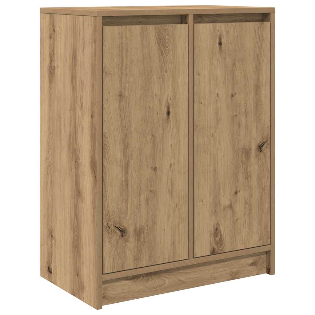 Buffet chêne artisanal 57x34x76 cm bois d'ingénierie - XIOS