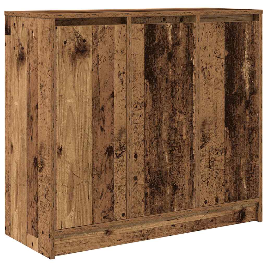 Buffet vieux bois 85x34x76 cm bois d'ingénierie - XIOS