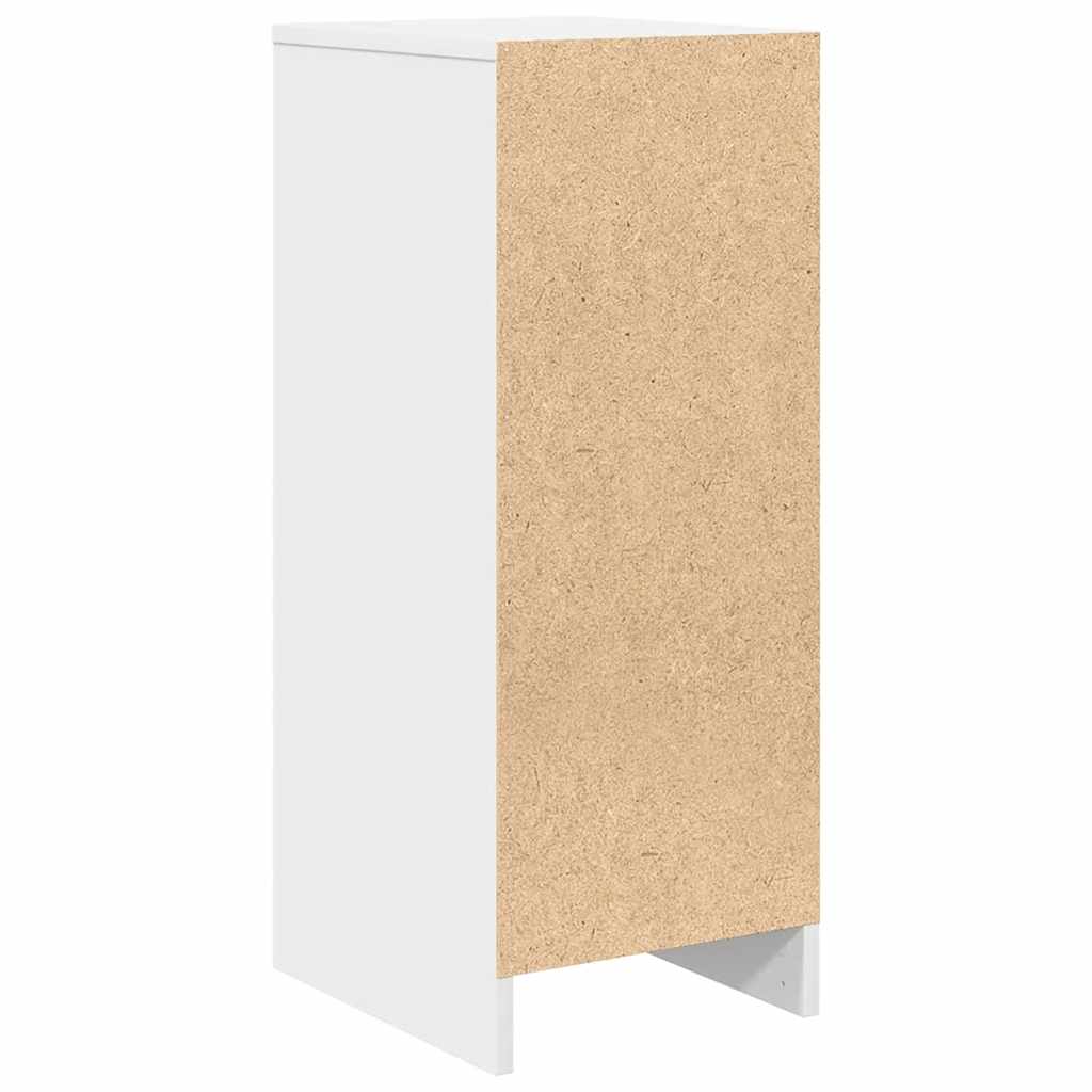 Buffet blanc 29,5x34x76 cm bois d'ingénierie