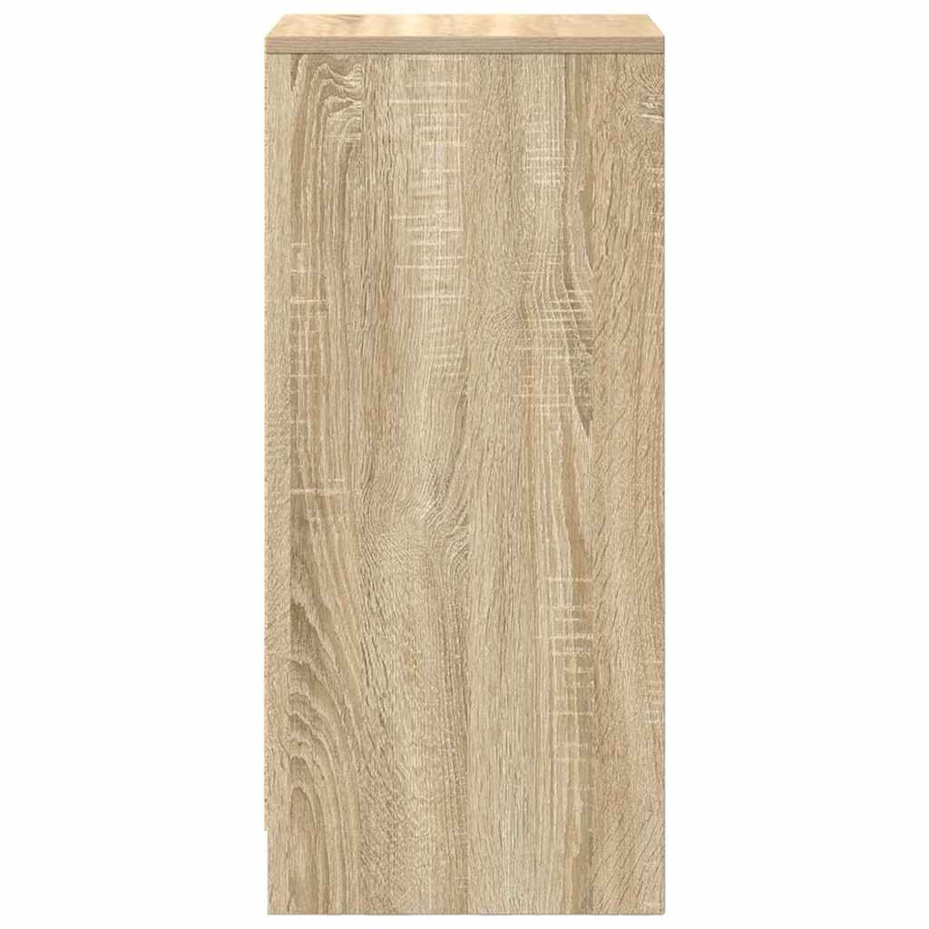 Buffet chêne sonoma 29,5x34x76 cm bois d'ingénierie - XIOS