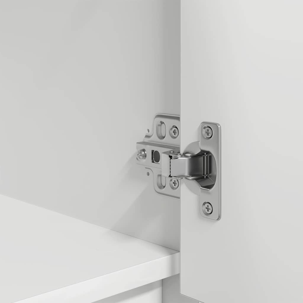 Armoire avec tiroir blanc 55,5x34x119,5 cm bois d'ingénierie - XIOS