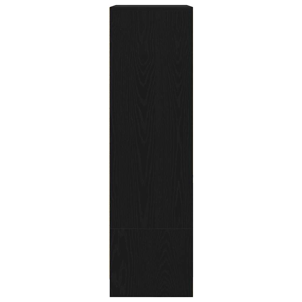 Armoire avec tiroir chêne noir 55,5x34x119,5 cm bois ingénierie - XIOS