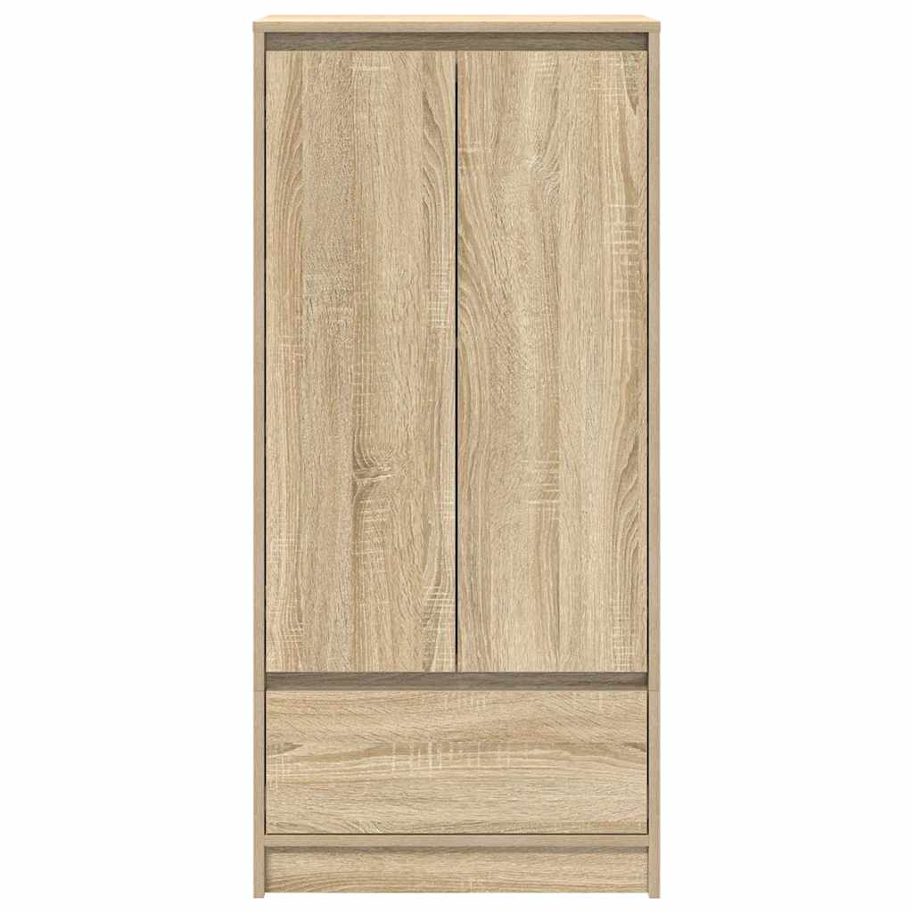 Armoire tiroir chêne sonoma 55,5x34x119,5 cm bois d'ingénierie - XIOS