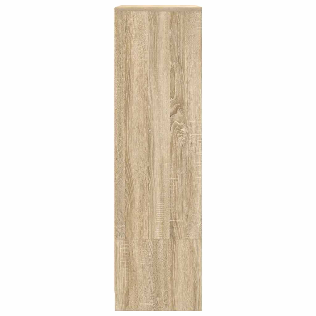 Armoire tiroir chêne sonoma 55,5x34x119,5 cm bois d'ingénierie - XIOS
