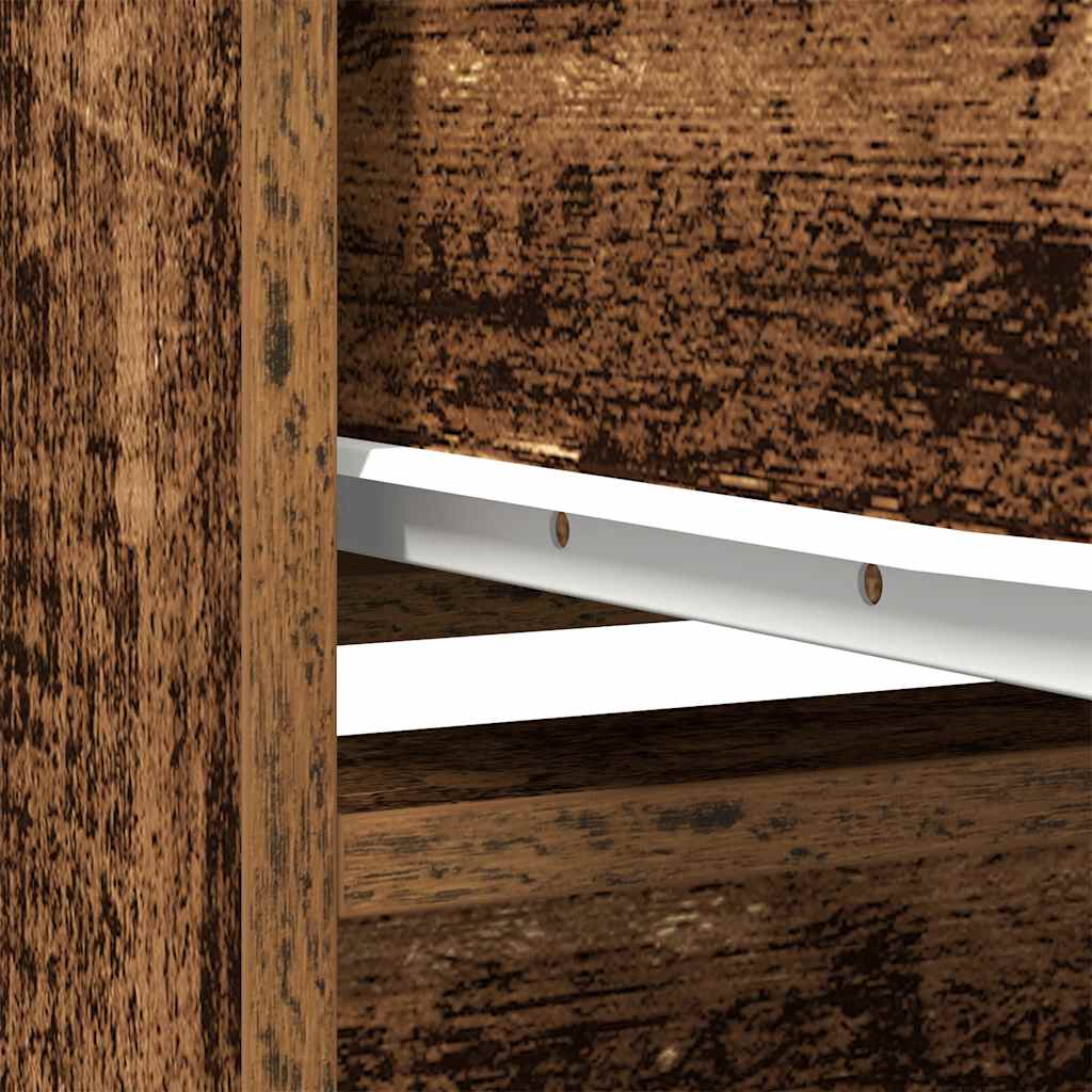 Armoire avec tiroir vieux bois 55,5x34x119,5 cm bois ingénierie - XIOS