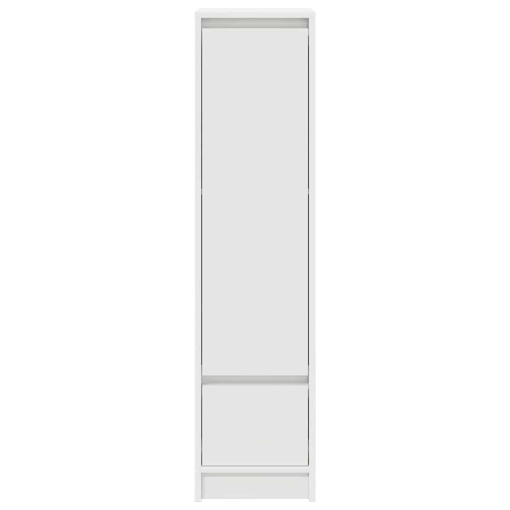 Buffet haut blanc 29,5x34x119,5 cm bois d'ingénierie - XIOS