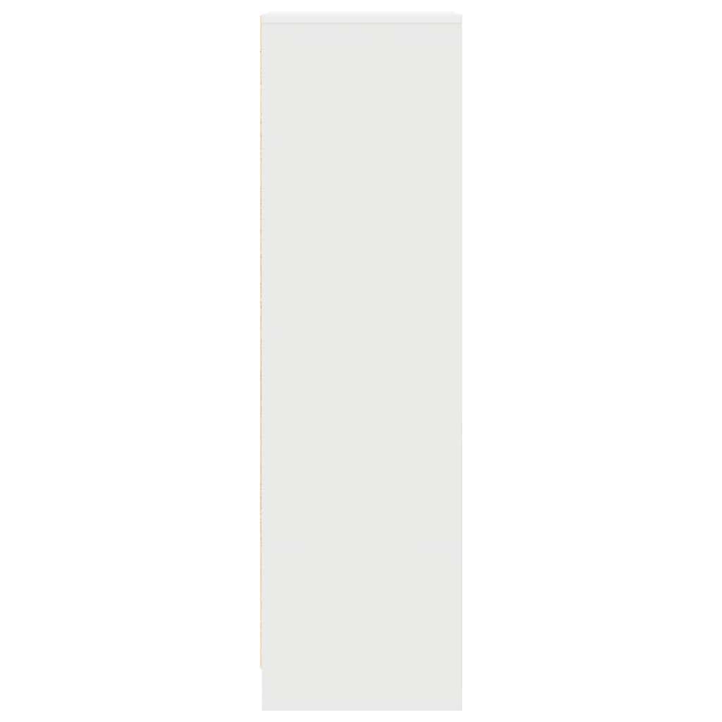 Buffet haut blanc 29,5x34x119,5 cm bois d'ingénierie - XIOS