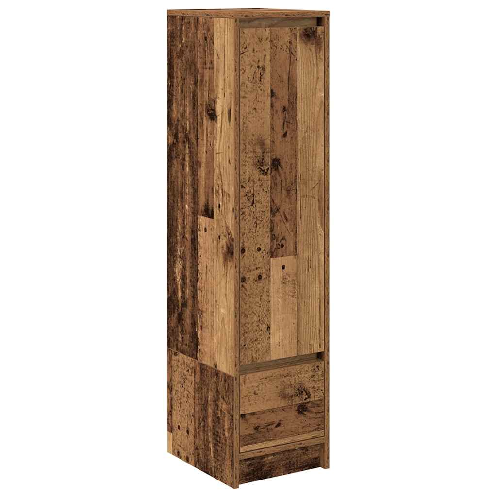Buffet haut 29,5x34x119,5 cm vieux bois bois d'ingénierie - XIOS