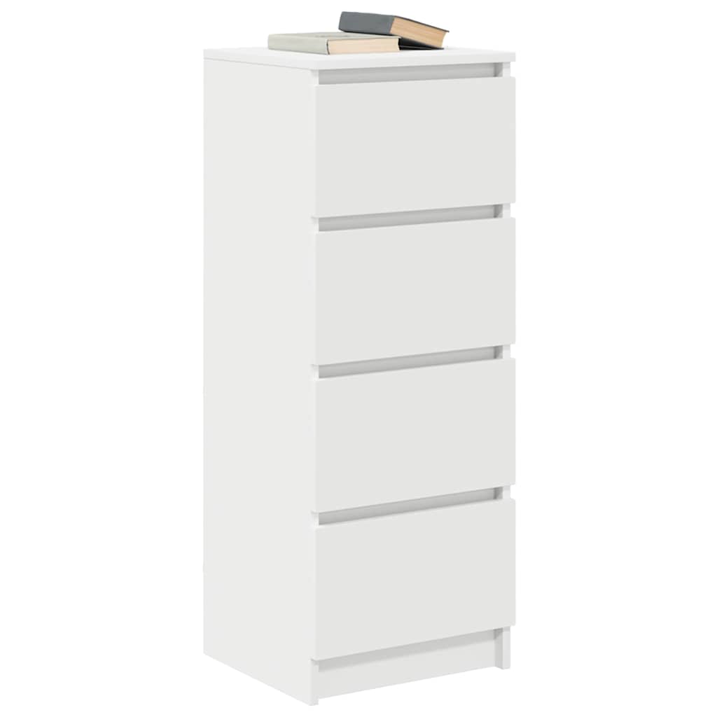 Buffet blanc 37,5x35x99 cm bois d'ingénierie - XIOS