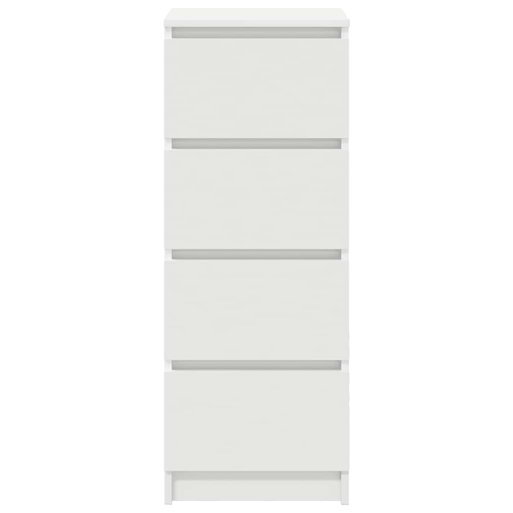 Buffet blanc 37,5x35x99 cm bois d'ingénierie - XIOS