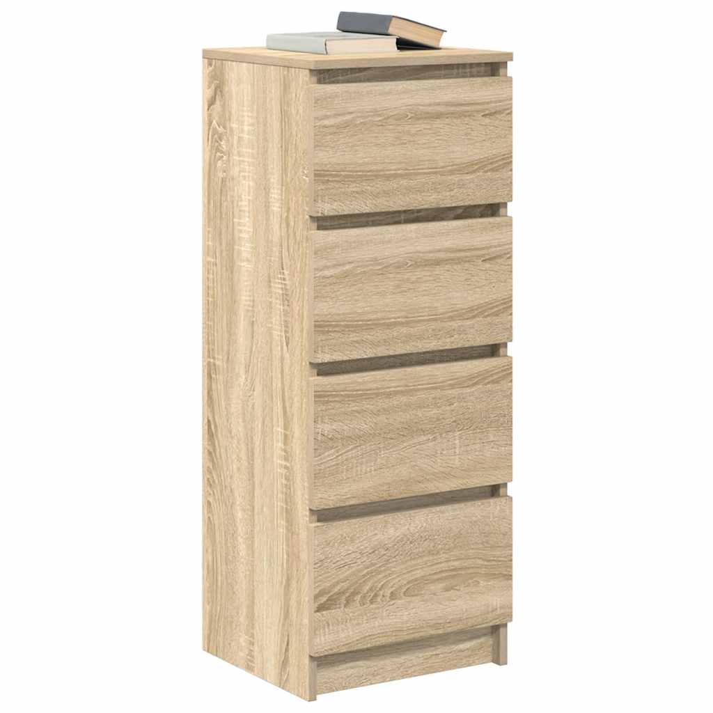 Buffet chêne sonoma 37,5x35x99 cm bois d'ingénierie - XIOS