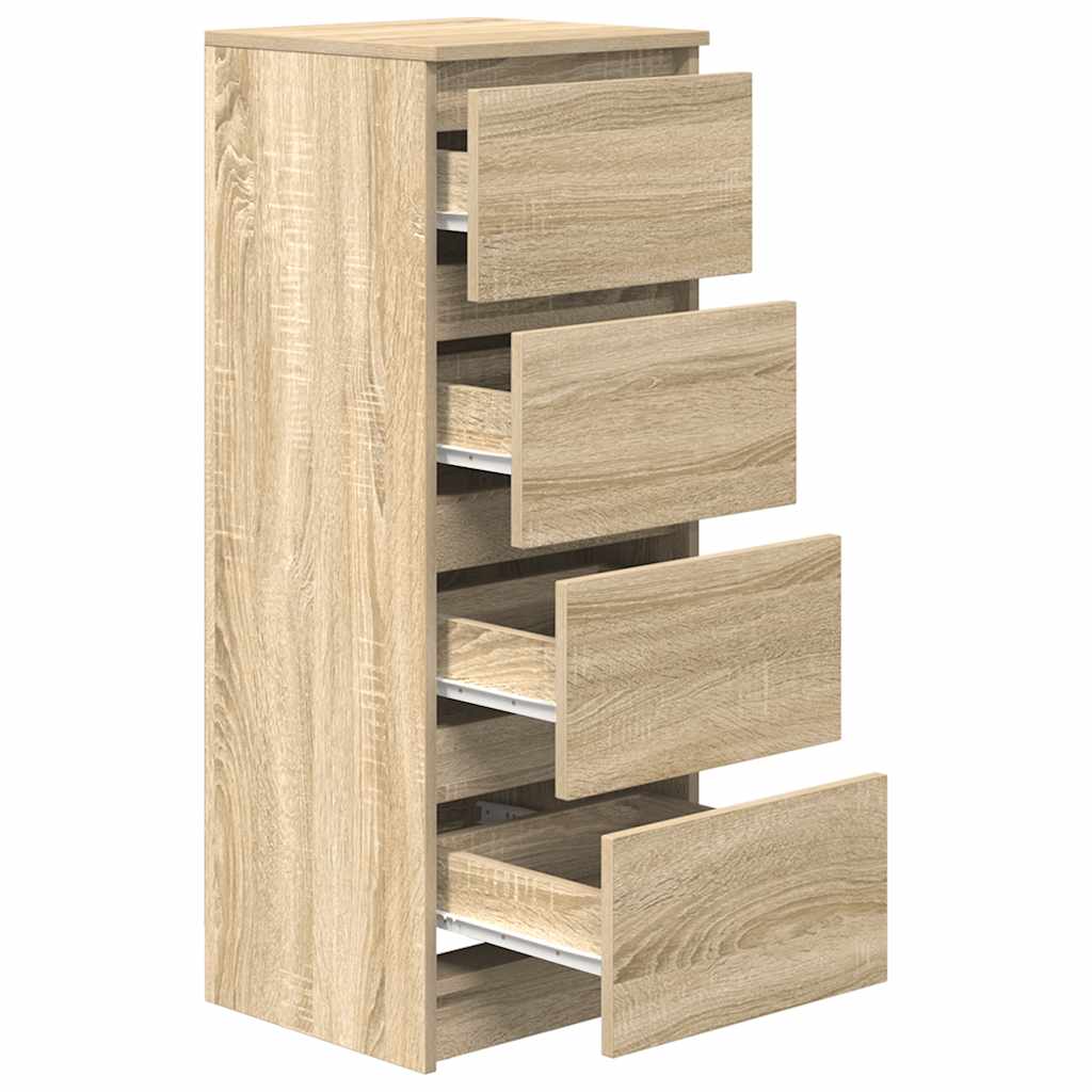 Buffet chêne sonoma 37,5x35x99 cm bois d'ingénierie - XIOS