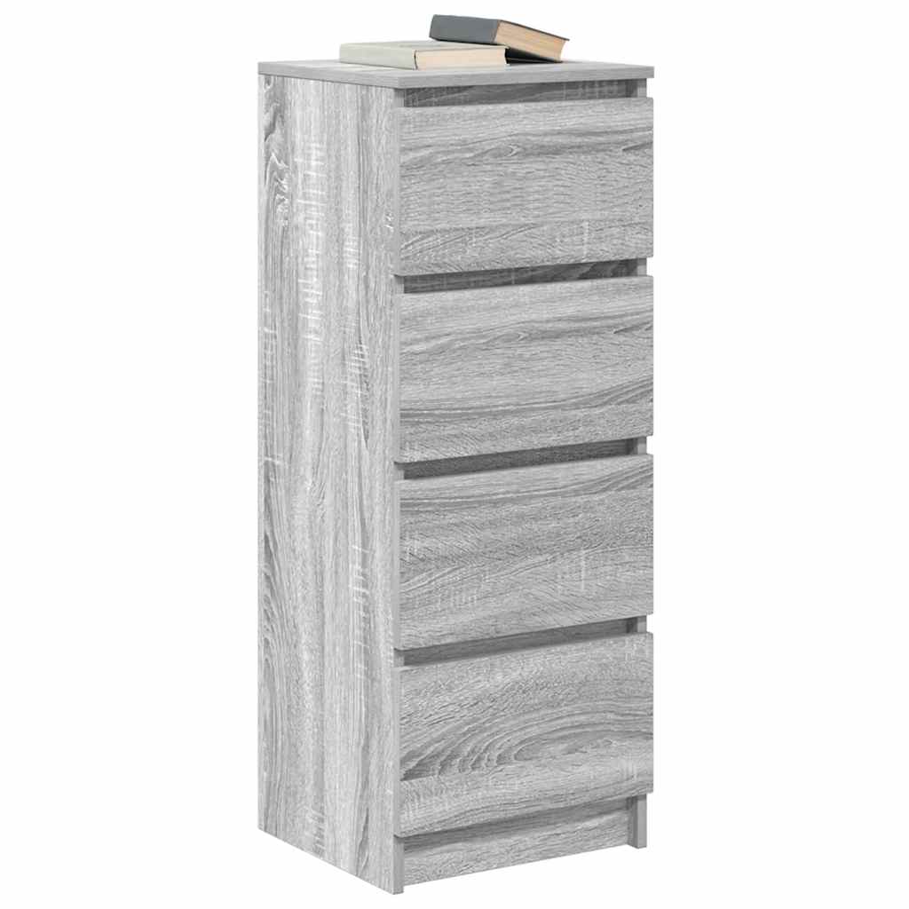 Buffet sonoma gris 37,5x35x99 cm bois d'ingénierie - XIOS
