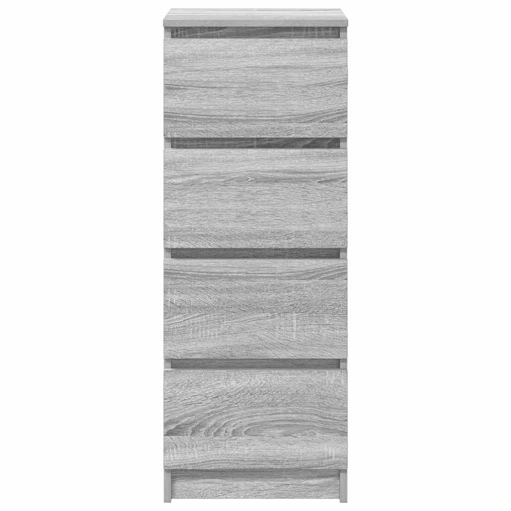 Buffet sonoma gris 37,5x35x99 cm bois d'ingénierie - XIOS