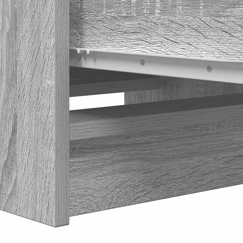 Buffet sonoma gris 37,5x35x99 cm bois d'ingénierie - XIOS
