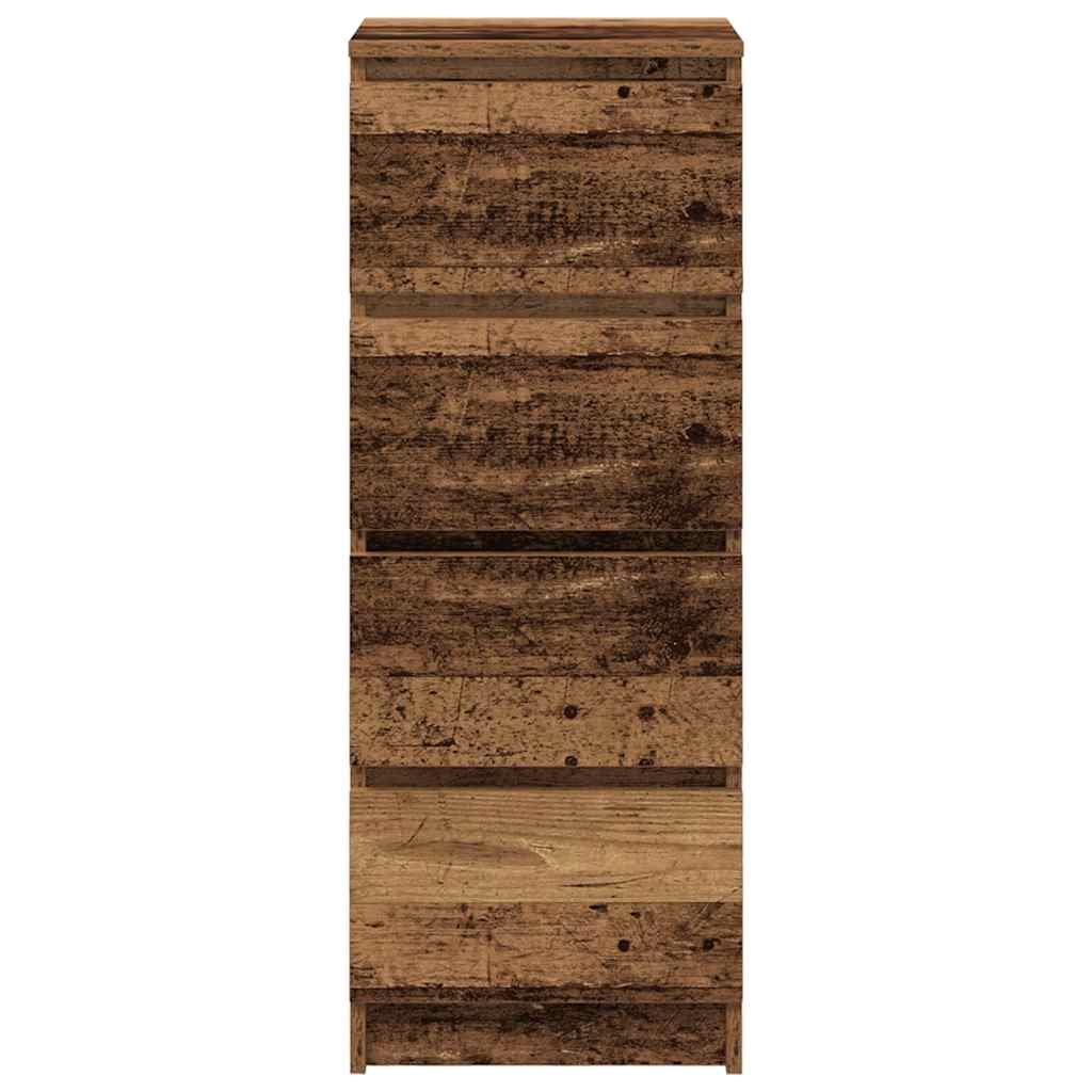 Buffet vieux bois 37,5x35x99 cm bois d'ingénierie - XIOS