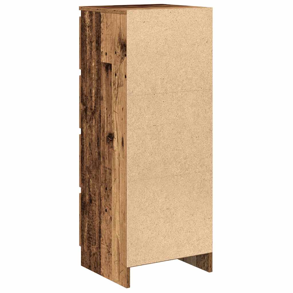 Buffet vieux bois 37,5x35x99 cm bois d'ingénierie - XIOS