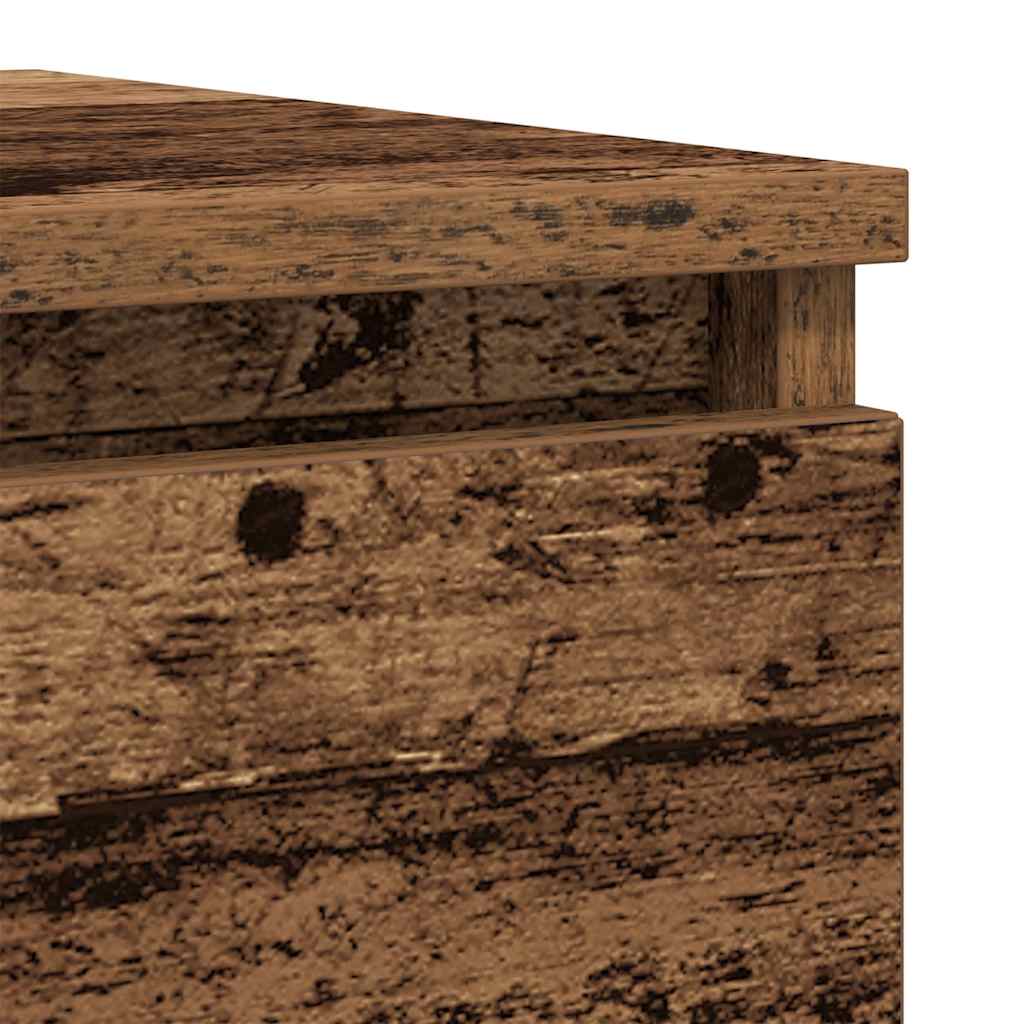 Buffet vieux bois 37,5x35x99 cm bois d'ingénierie - XIOS