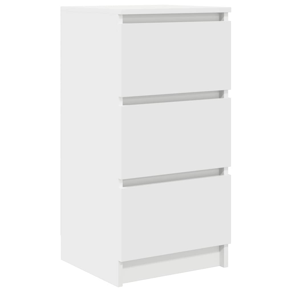 Buffet blanc 37,5x35x76 cm bois d'ingénierie - XIOS
