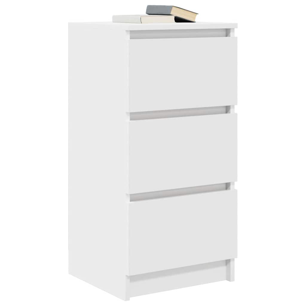 Buffet blanc 37,5x35x76 cm bois d'ingénierie - XIOS