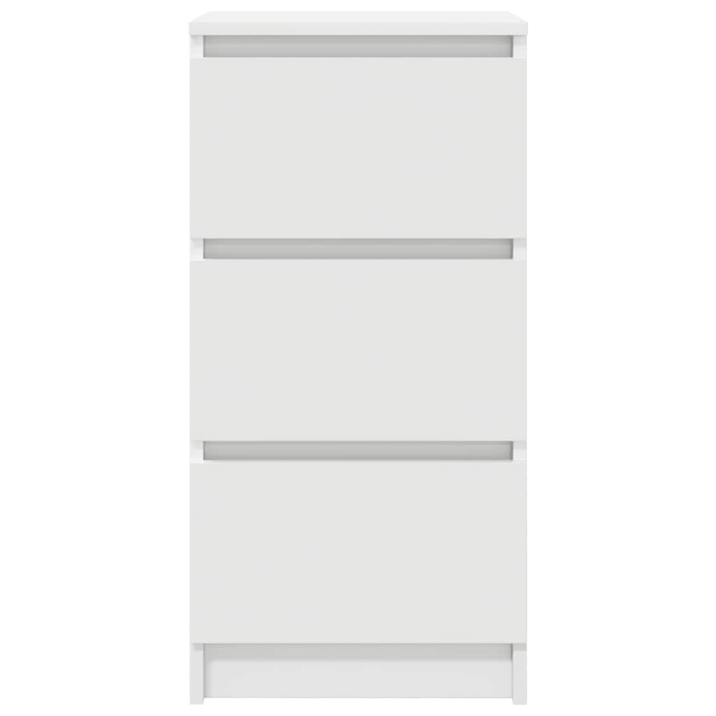 Buffet blanc 37,5x35x76 cm bois d'ingénierie - XIOS