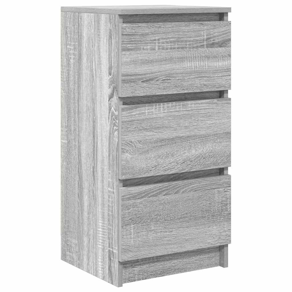 Buffet sonoma gris 37,5x35x76 cm bois d'ingénierie - XIOS
