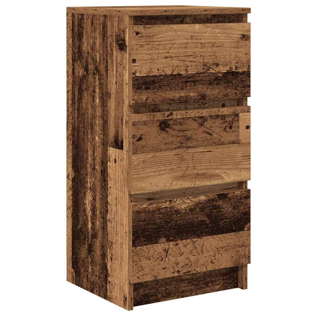 Buffet vieux bois 37,5x35x76 cm bois d'ingénierie - XIOS