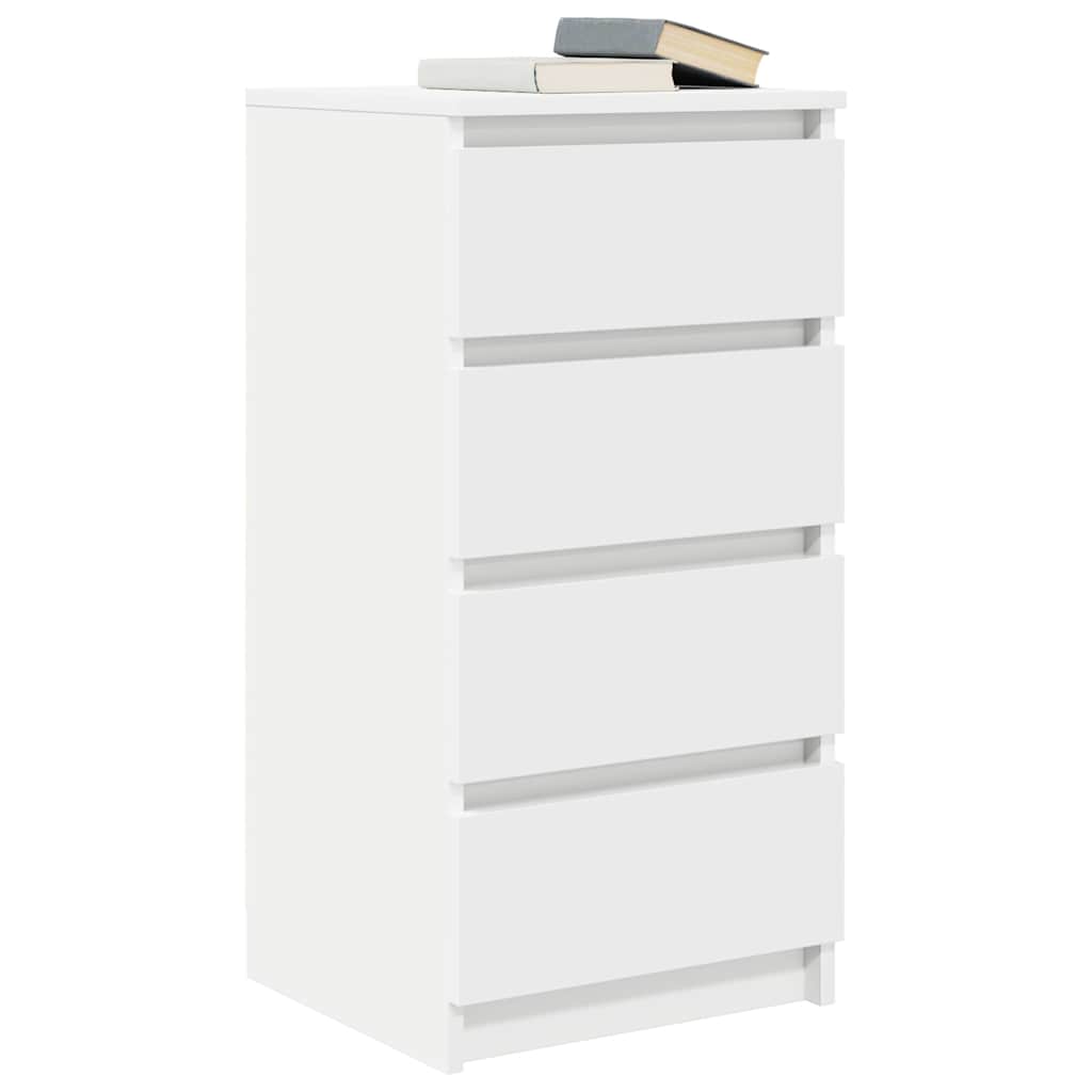 Buffet blanc 37,5x35x76 cm bois d'ingénierie - XIOS