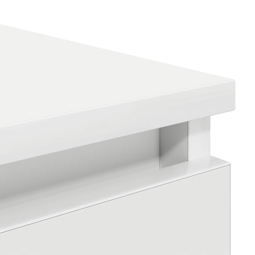 Buffet blanc 37,5x35x76 cm bois d'ingénierie - XIOS