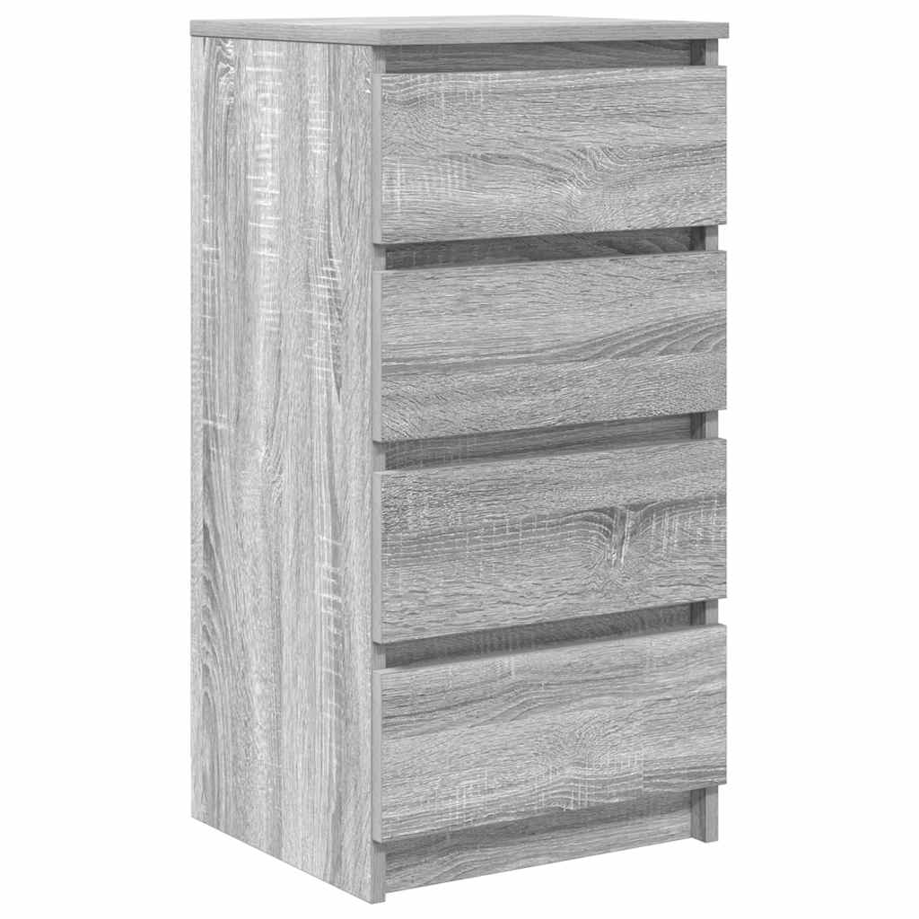 Buffet sonoma gris 37,5x35x76 cm bois d'ingénierie