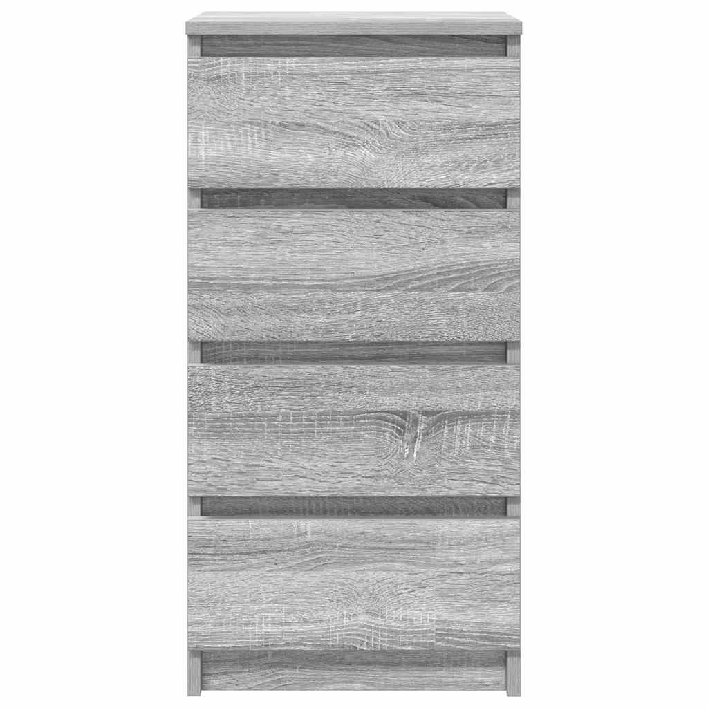 Buffet sonoma gris 37,5x35x76 cm bois d'ingénierie