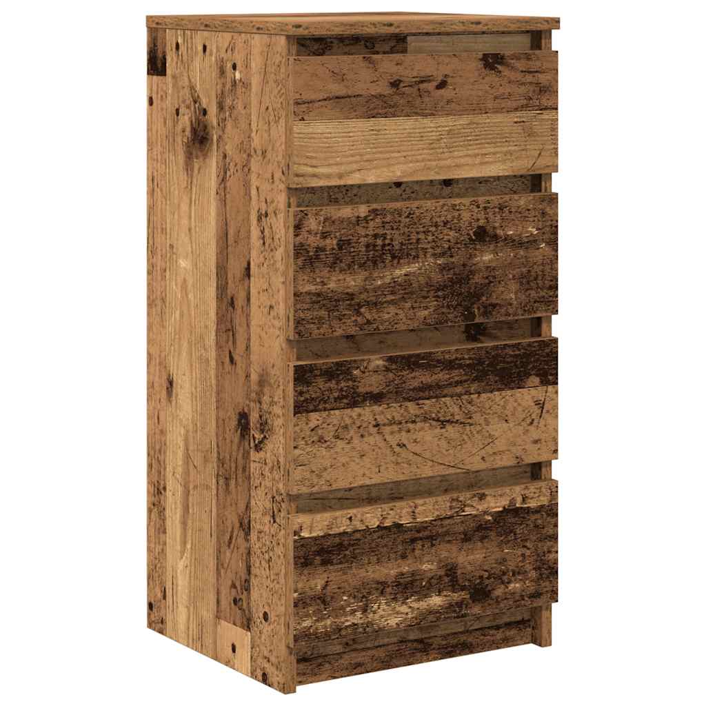 Buffet vieux bois 37,5x35x76 cm bois d'ingénierie - XIOS