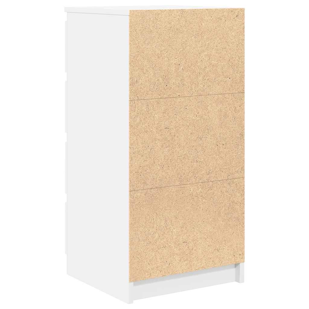 Buffet avec tiroirs blanc 37,5x35x99 cm bois d'ingénierie - XIOS