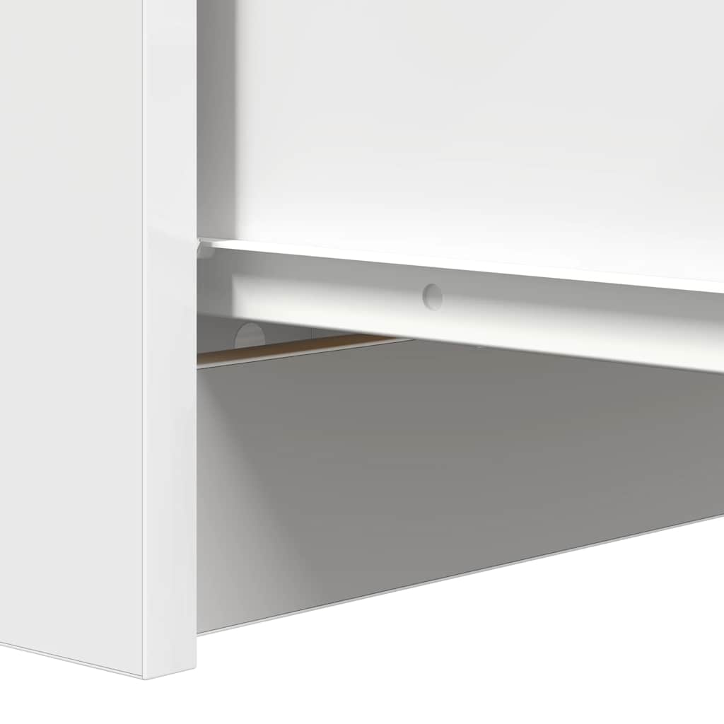 Buffet avec tiroirs blanc 37,5x35x99 cm bois d'ingénierie - XIOS